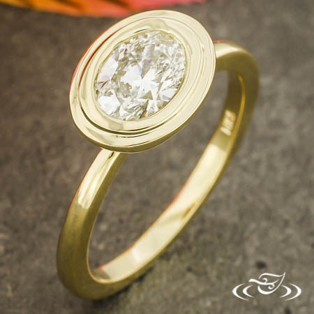 Oval Bezel Ring 