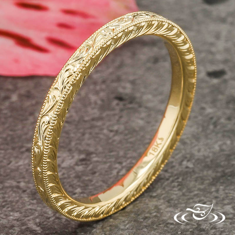 Engraved Wedding Band