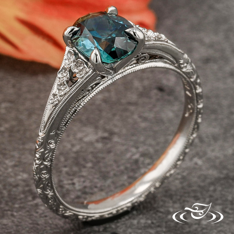 Hydrangea And Sapphire Rinb