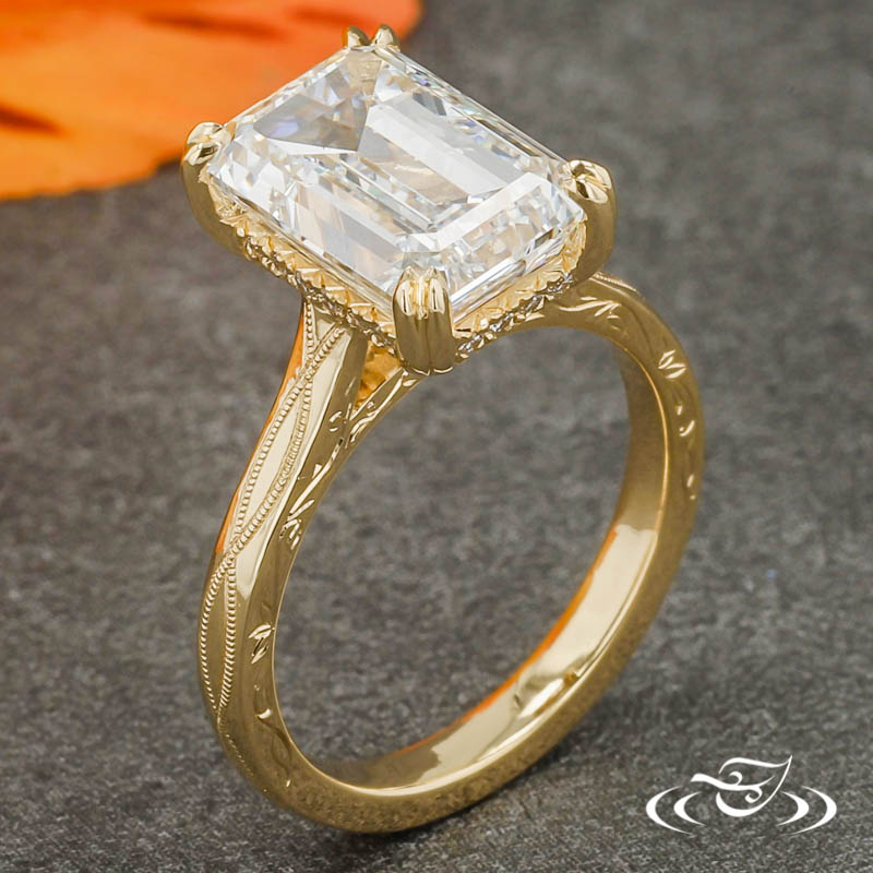 Emerald Custom Engagement Ring