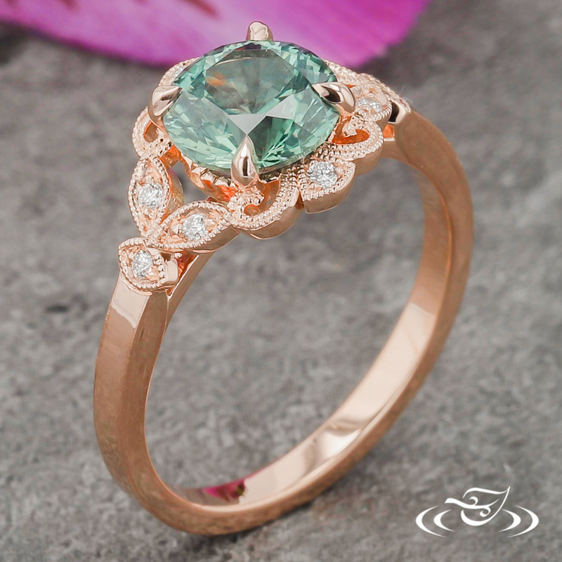Montana Sapphire And Diamond Ring