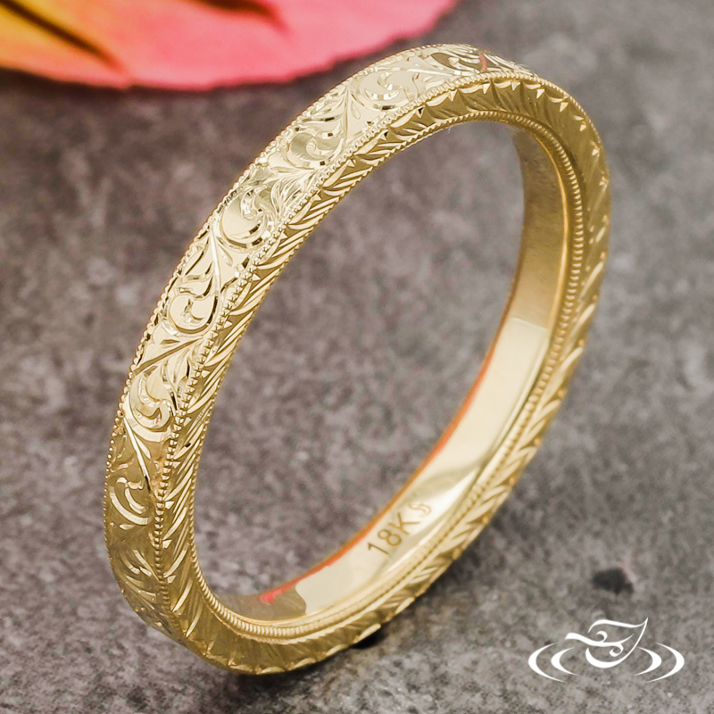 Hand Engraved Band 