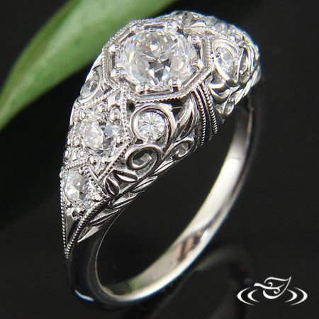 Edwardian Inspired Engagement Ring