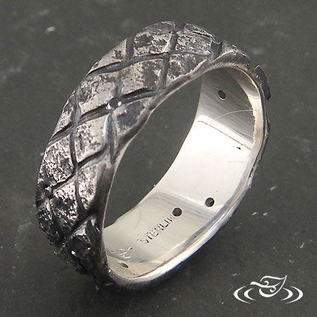 Continuum Silver Bands Ring Hammer